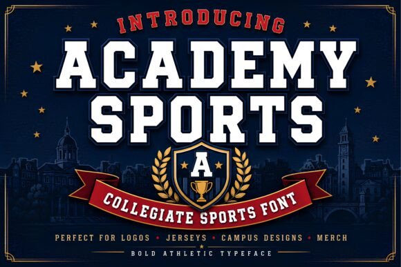 Academy Sports: A Bold Typeface for Athletic Branding