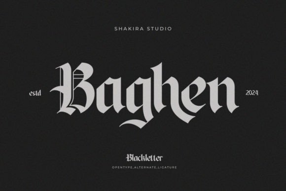 Baghen: The Blackletter Font for Timeless Branding
