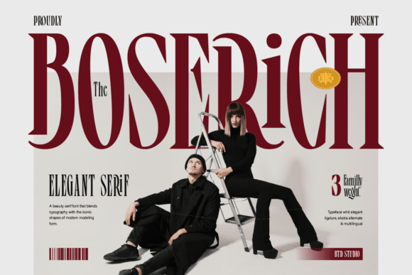 Boserich: The Elegant Serif for Luxury Branding