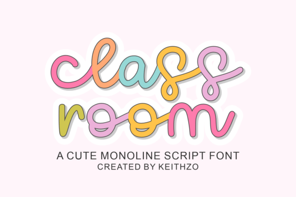Classroom: The Monoline Script Font for Modern Creatives