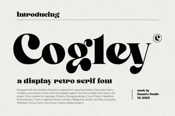 Cogley Font: Your Go-To for a Modern Retro Serif Look