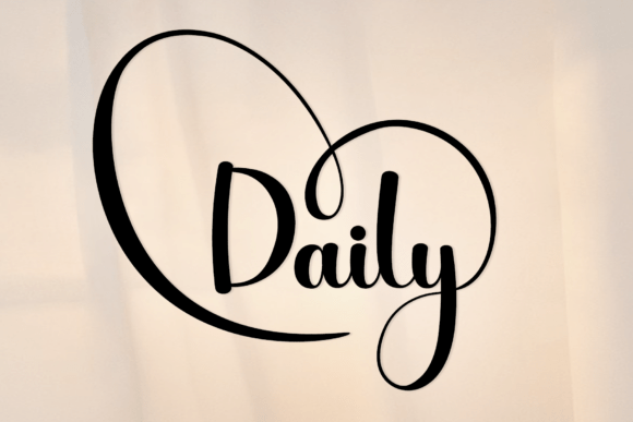 Daily: A Handwritten Font for Authentic Branding