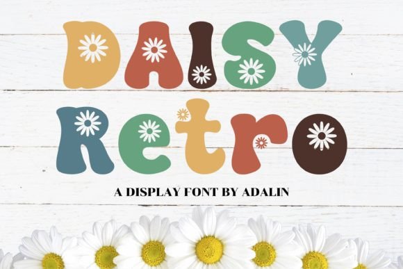 Daisy Retro: A Playful Typeface for Cheerful Designs
