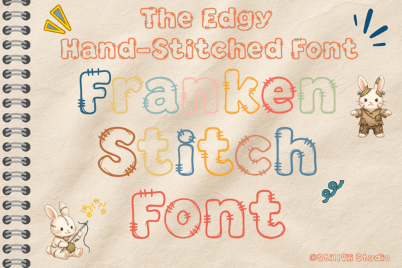 FrankenStitch: The Hand-Drawn Typeface That Brings Authentic Craft to Digital Design