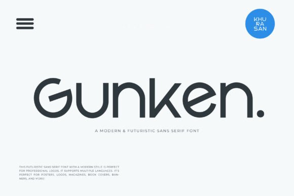 Gunken: The Sleek Sans Serif for Modern Branding
