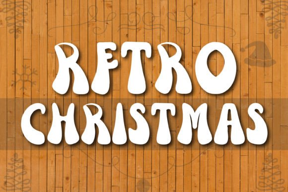 Retro Christmas Font: Infuse Groovy Joy into Your Designs