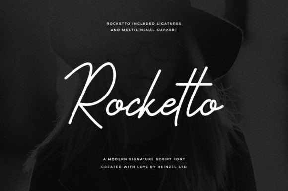 Rocketto: A Handwritten Font with a Touch of Magic