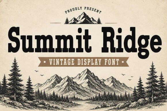 Summit Ridge: A Typeface Built for the Wild