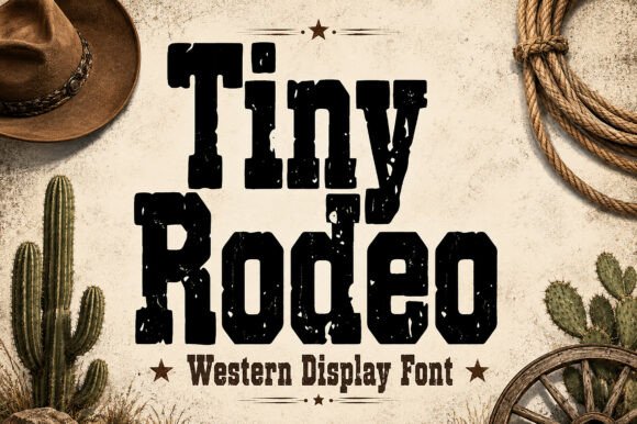 Tiny Rodeo: A Western Font for Bold Branding