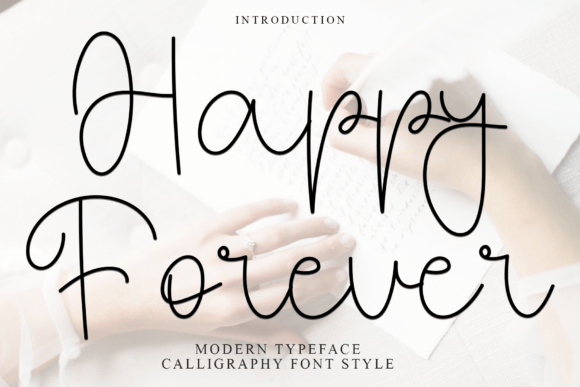 Together Forever: A Typeface for Festive and Whimsical Designs
