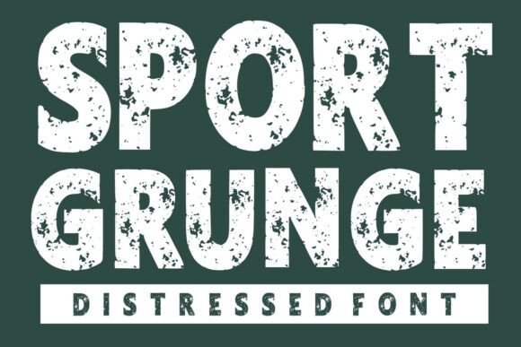 Unleash Raw Energy with Sport Grunge Typography