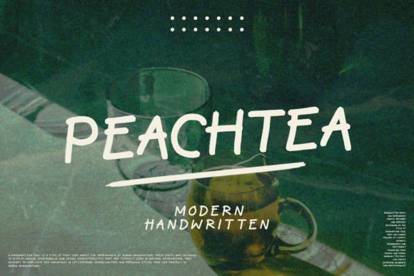 Why Peachtea is the Modern Handwriting Font You Need