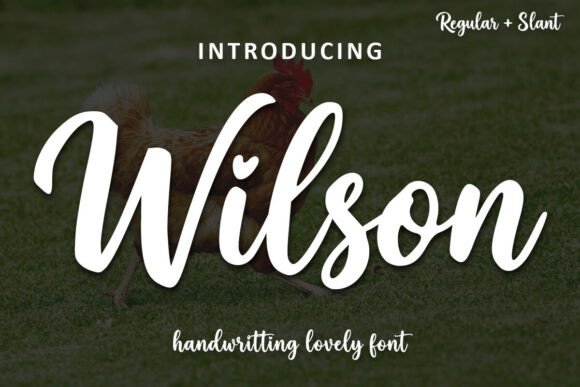 Wilson: A Handwritten Font for Authentic Connection